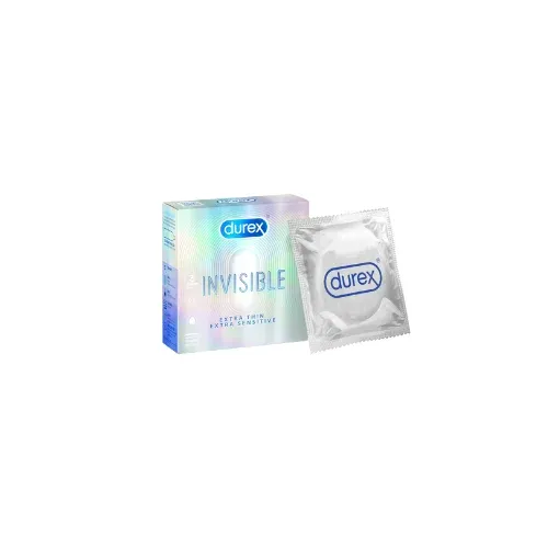 Bao cao su Durex INVISIBLE EXTRA SENSITIVE hộp 3 cái