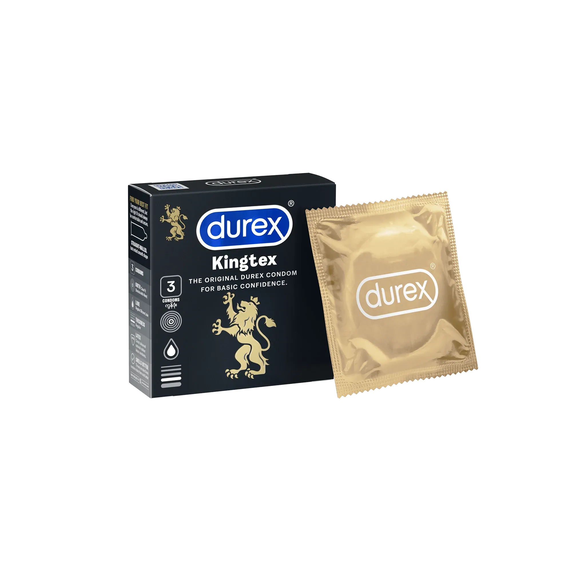 Bao cao su Durex Kingtex Hộp 3 cái