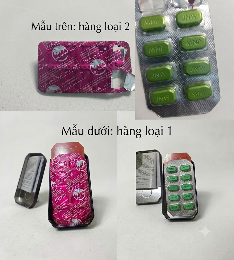 Ngựa Thái Tăng Cương Cứng Vỉ 10 Viên loại 1 - 170k