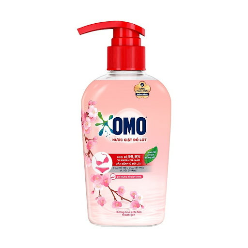 Nước Giặt Đồ Lót OMO Hương Hoa Anh Đào Thanh Lịch 300G