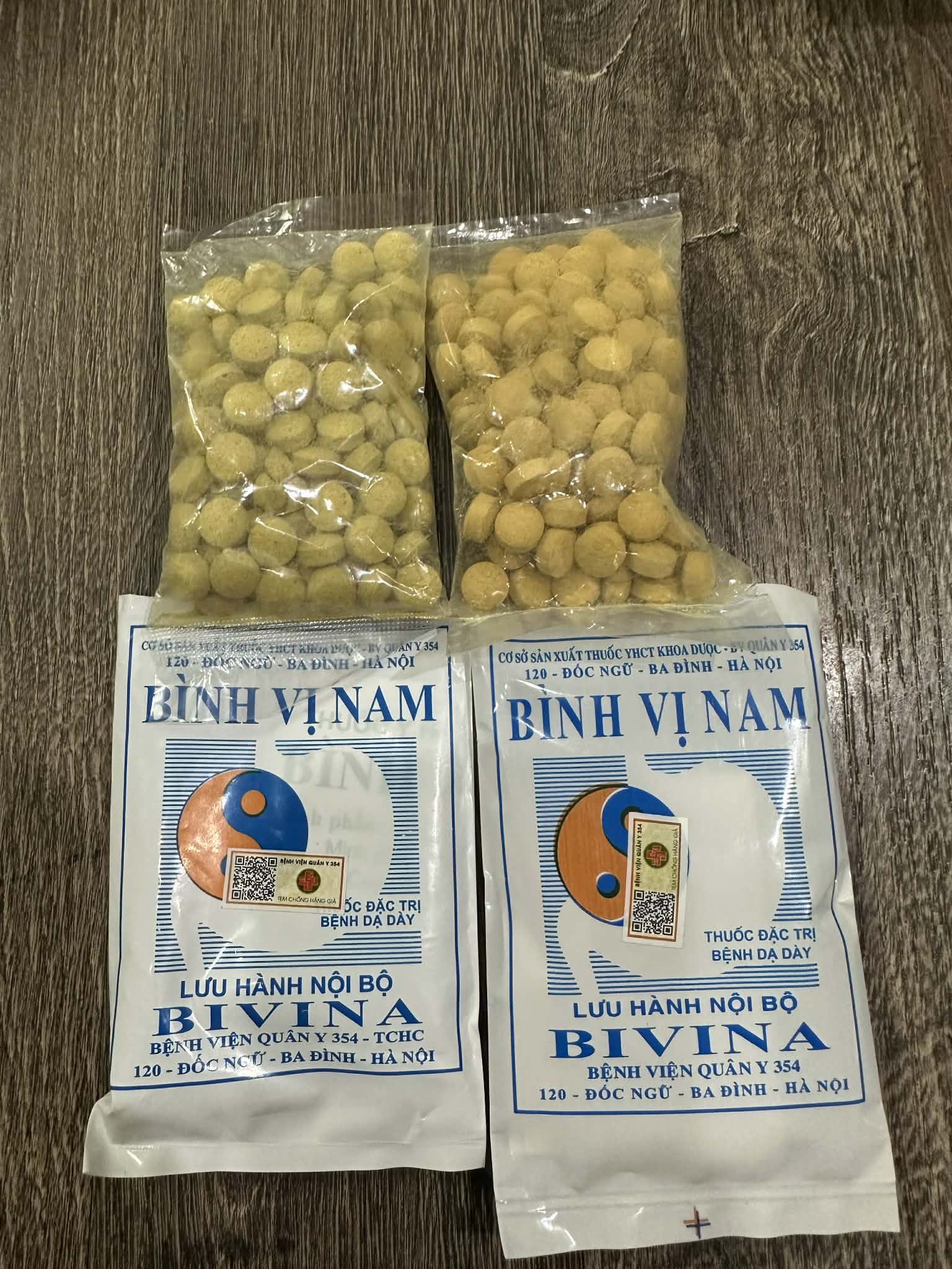 Bình Vị Nam viện quân y 354 (1gói) - hàng chuẩn bên phải