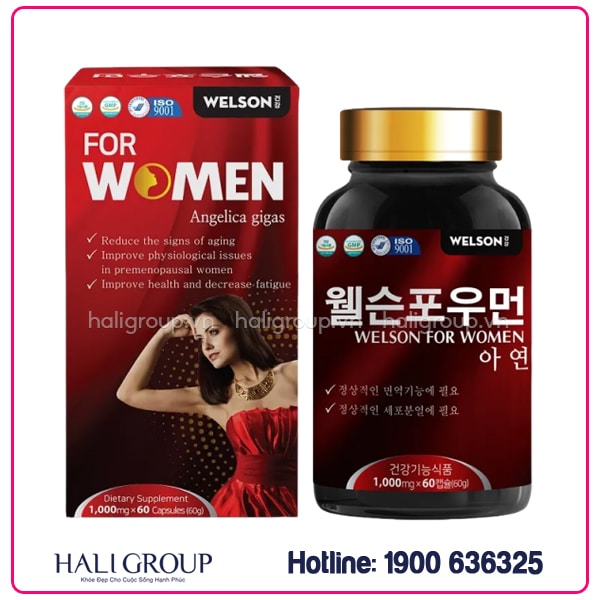 Viên Uống Welson For Women Hỗ Trợ Tăng Cường Sinh Lý Nữ