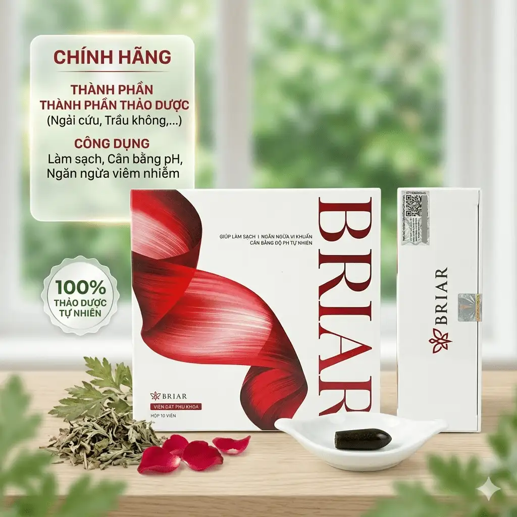 Viên Đặt Phụ Khoa Briar Chính Hãng – lẻ 2 viên